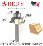 Tideway Carbide Pro LC08010804 1" DIA Roman Ogee 1/4" shank router bit