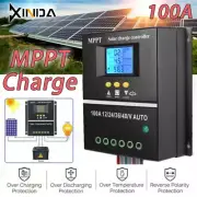 4000W 60/80/100A MPPT Solar Charge Controller USB 12V 24V 36V 48V PV Regulador