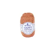 Natura Happy Cotton 3mm 20g Amigurumi And Crochet Hook Col. 753 Orange