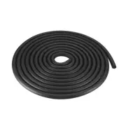 Foam Rubber Seal Weather Strip 12mm Diameter 5 Meters Long Black