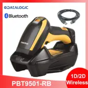 Datalogic PBT9501-RB 2D Handheld Wireless Barcode Scanner w/ USB Cable & Cradle