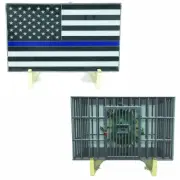 Virus Pandemic in Jail Thin Blue Line Challenge Coin Police LEO CBP MR-016