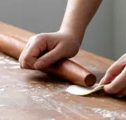 Wooden French Rolling Pin Pastry Dough Roller Baking Non-stick Kitchen Tool New