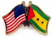 USA Sao Tome Principe Friendship Flag Bike Motorcycle Hat Cap lapel Pin