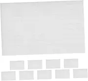 ARTSEWPLY 10pcs Box Sponge Mat Clip Bracket Component Cup Holder Portable Tray Ring Frame Jewelry Special-shaped Tray Bracket Jewelry Telescopic Rod Bracket Lined Tray Fish Hook Props White