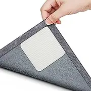 Anti Slip Rug 4 PCS Underlay Non Slip Matting Antislippery Mat Underlay Non Slip Carpet Rug Gripper Pad Multipurpose for Drawers Shelves Tray Carpet, Used on Hard Smooth (10 * 10CM)