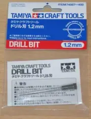 Tamiya 74087 Craft Tools, Drill Bit 1.2mm,