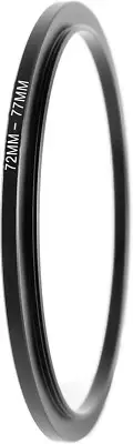 Kase 72mm to 77mm Step Up Ring Filter / Lens Adapter 72 Male 77 Female