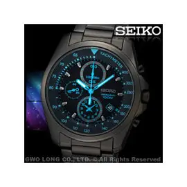 SEIKO 精工錶 國隆 SNDD67P1 黑鋼錶款_計時碼表(7T92)_全新保固_開發票