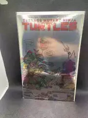 (In Hand) TMNT #1 Skottie Young Game Homage Chrome Foil | Cowabunga