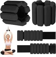 Wrist Weights, Adjustable Wrist Ankle Weights for Women and Men (1 lb each), 2 Pack Portable Silicone Wristbands Suitable for Walking, Yoga and Gym, Arm and Leg Workout