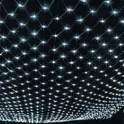 3x2m 200 LED Solar Power Net Lights Outdoor Mesh Light with Remote Control -White