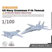 Yao's Studio LYR100222A 1/100 Military Model Kit US Navy Grumman F-14 Tomcat