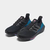 在飛比找蝦皮購物優惠-Adidas UltraBoost 21 黑 藍紫 BOOS