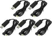 2.5mm USB Charger Cable for BaoFeng UV-5R Series 3800mAh BL-5L Battery BF-UVB3