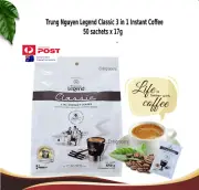 Vietnamese Trung Nguyen Legend Classic G7 Instant Coffee 3 in 1 Mix (50 sachets)