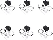 Binxind 6X 2 Band Pickup Eq Aeq-2T Equalizer Acoustic Guitar Washer Screws Set for Guitar