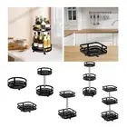 360° Rotating Storage Rack Vanity Display Stand Non Skid Lazy Susan Turntable