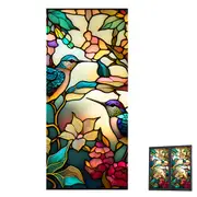 1 Sheet Window Privacy Frosted Glass Film Sun Blocking Static Cling-Style 4