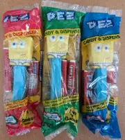 PEZ Sponge Bob in his UNDIES w/rare discontinued Cola Candy pack! in package