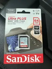 SanDisk Ultra PLUS 64GB SDXC UHS-I Memory Card