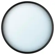 SVARTBJÖRK decorative convex mirror, black, 41 cm