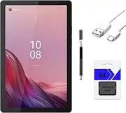 [Lenovo] Tab M9 9" HD (1340 x 800) Tablet, MediaTek Helio G80, 3GB RAM, 32GB eMMC + 64GB Memory Card, Android 12, Arctic Grey with HEXAccessories