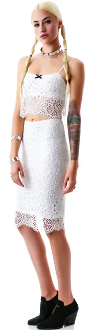 [For Love & Lemons] Holly Crop Top