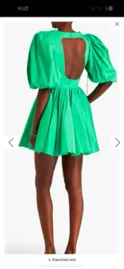 Aje Colette poplin mini dress 4