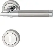MARCHESI 1910.160.219.M Thor Handle Set with Rosettes BB (Deadlock) Chrome-Plated Brass / Stainless Steel