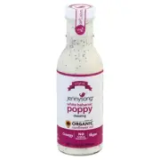 Jennysong White Balsamic Poppy Seed Dressing 12.0 fl oz (Pack of 6)