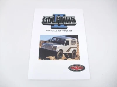 RC4WD Gelande II D90 Land Rover 1/10 Scale Kit Instruction Manual