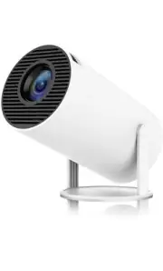 Mini Projector, HY300 Portable Projector, Support 4K 1080P with Dual-Band WIFI
