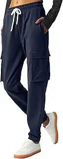[Generic] Sparkly Leggings Leg Casual Sports Pants Jogging Pants for Women with Pockets