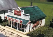 Blair Line N 1/160 BLAIRSTOWN GENERAL STORE Rural America, Laser-cut Wood Kit 80
