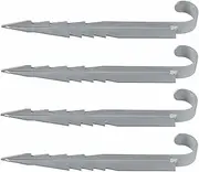 Stakes for Trampoline - Metal Trampoline Ground Anchors | Metal Swing Anchors Set of 4 for Garden, Outdoor Equipment Anchoring Tool