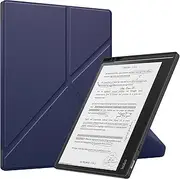 [Lemxiee] Cases for Kobo Elipsa 2E (2023) Case, Slim Smart Folio PU Protective Case with Pen Holder, Car Sleep/Wake, Scratch-Resistant, Folding Stand, PU Leather Case Kobo Elipsa 2E - Blue