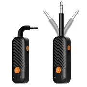 BT-16 bluetooth 5.2 Audio Receiver Transmitter 3.5MM 3.5 AUX with Mic Stereo Music Wireless Adapter for Headphones PC TV