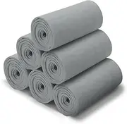 Mini PVA Cooling Towels - 6Pcs Quick Chilly Gym Towel Lasts 5 Hours for Neck and Face Hot Weather, Highly Absorbent, UPF 50+ for Outdoor Workout Sports Golf Yoga (29" x 3", Gray)
