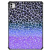 iPad Pro 11-inch (M4) iPad Impact Case CHEEKY CHEETAH BLACK PURPLE IPAD, LEOPARD PRINT COLORFUL ANIMAL PATTERN OMBRE By Ebi Emporium