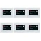 6x Jasart Academy A3 Painting/Drawing Cotton Acrylic Canvas Board 280GSM White
