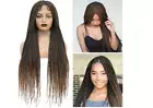 36Full Lace Knotless Box Braids Wig