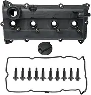 FRONEZER Engine Valve Cover with Gaskets, Bolts, Oil Filler Cap, PCV Valve, Spark Plug Tube Seals Compatible with 2002-2006 Nissan Sentra Altima QR25DE 2.5L Replaces# 13264-3Z001 13264 3Z001 264-982
