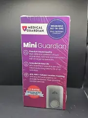 Medical Guardian Mini Wearable Medical Alert Monitor-White mobile GPS (E)