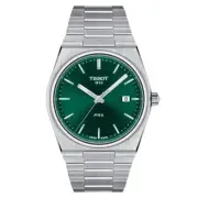 Tissot PRX T137.410.11.091.00 Men's Quartz Watch - 40mm Stainless Steel, Green D