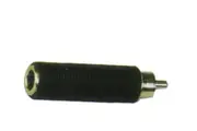CARSON - Rock Plugs Adaptor / Lead Coupler RCA Jack - 6.3 Mono Socket
