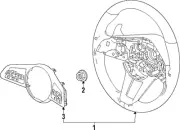 Genuine Nissan Steering Wheel 48430-6GP2A