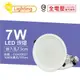 [喜萬年] OU CHYI歐奇照明 TK-AE001 LED 7W 3000K 黃光 7.5cm 崁燈_OU430037