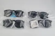 4 PACK FGX BLACK ROUND SUNGLASSES WITH BLACK LENSES100% UVA LENS PROTECTION