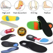 Orthopedic Shoe Insoles for Women Men Plantar Fasciitis Arch Support Inserts Pad